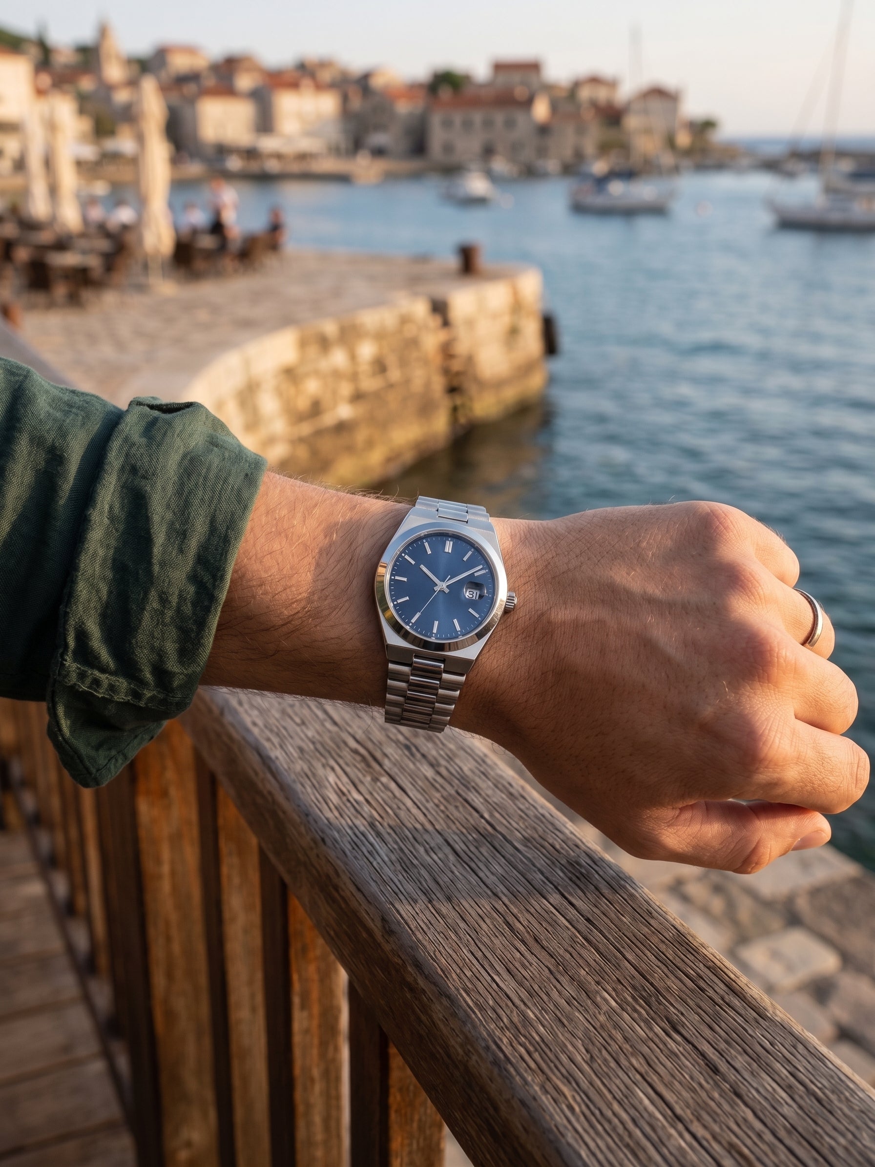 OnurWatches Prestige – Lacivert Kadran Çelik Kordon